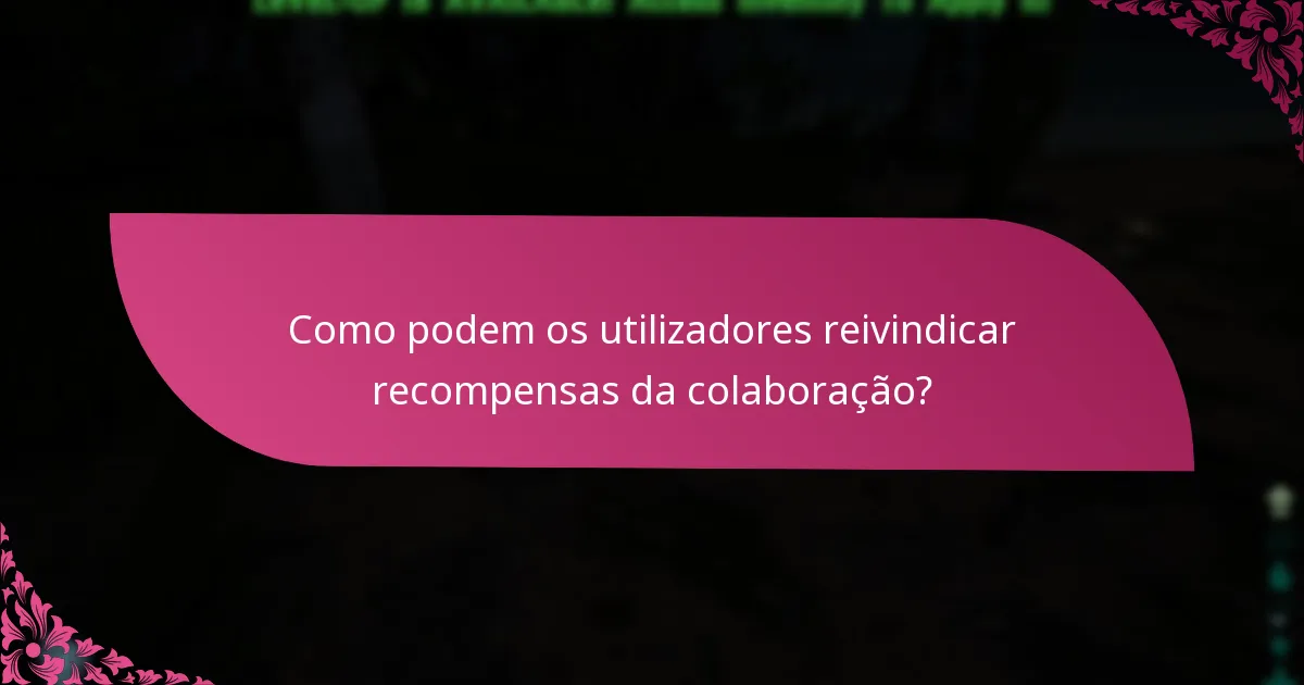 Qual é o cronograma do evento para a colaboração?