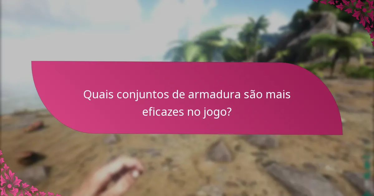Como podem os jogadores reivindicar conjuntos de armadura?