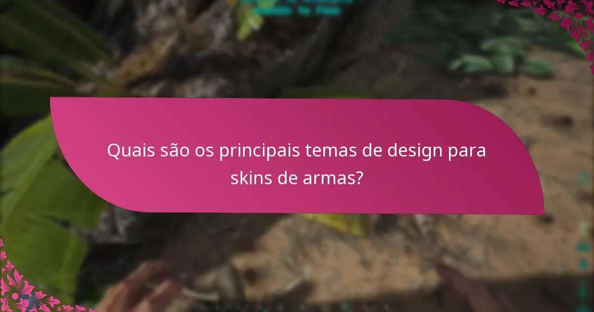 Como as skins de armas se comparam em termos de preferência dos jogadores?