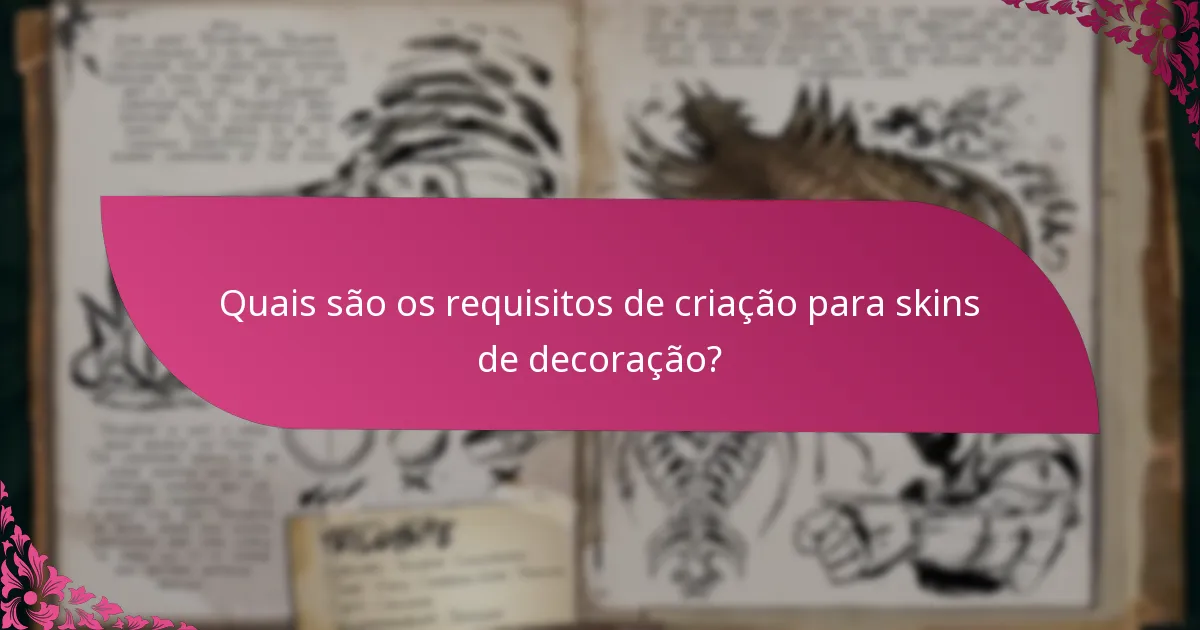 Quais são os temas de eventos populares para exibir skins de decoração?