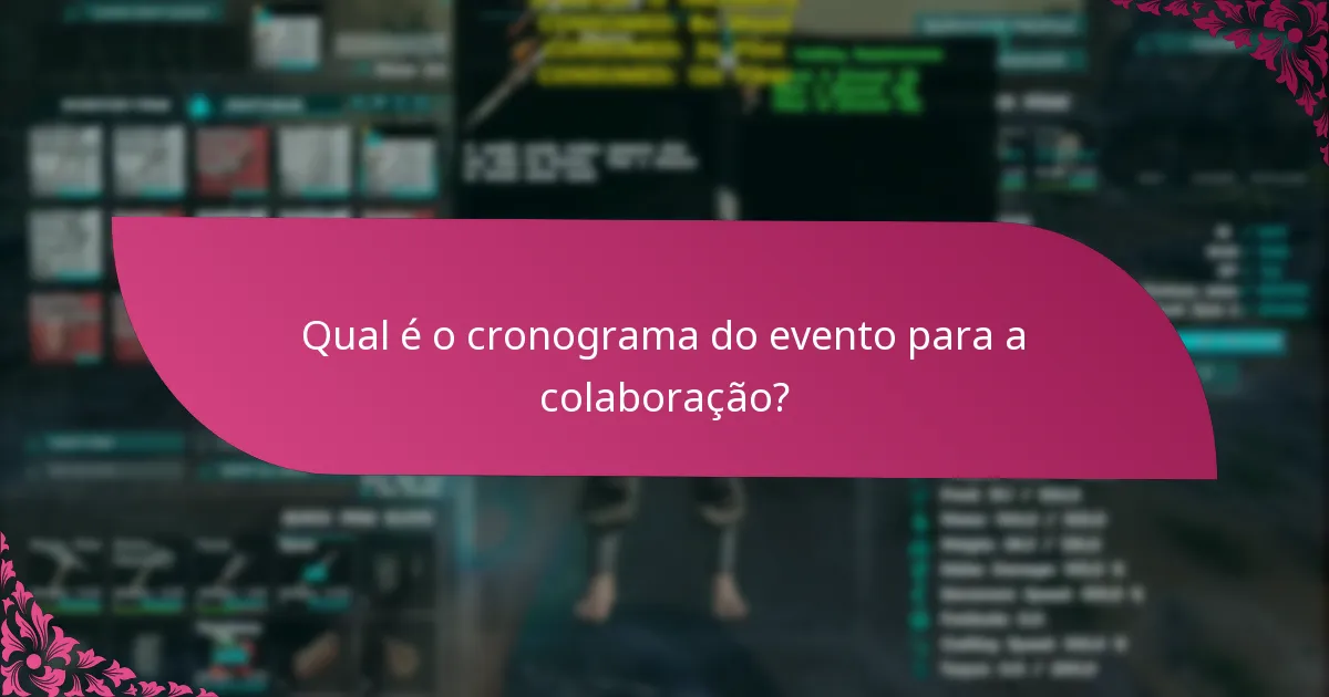 Quais são as oportunidades de envolvimento durante os eventos?