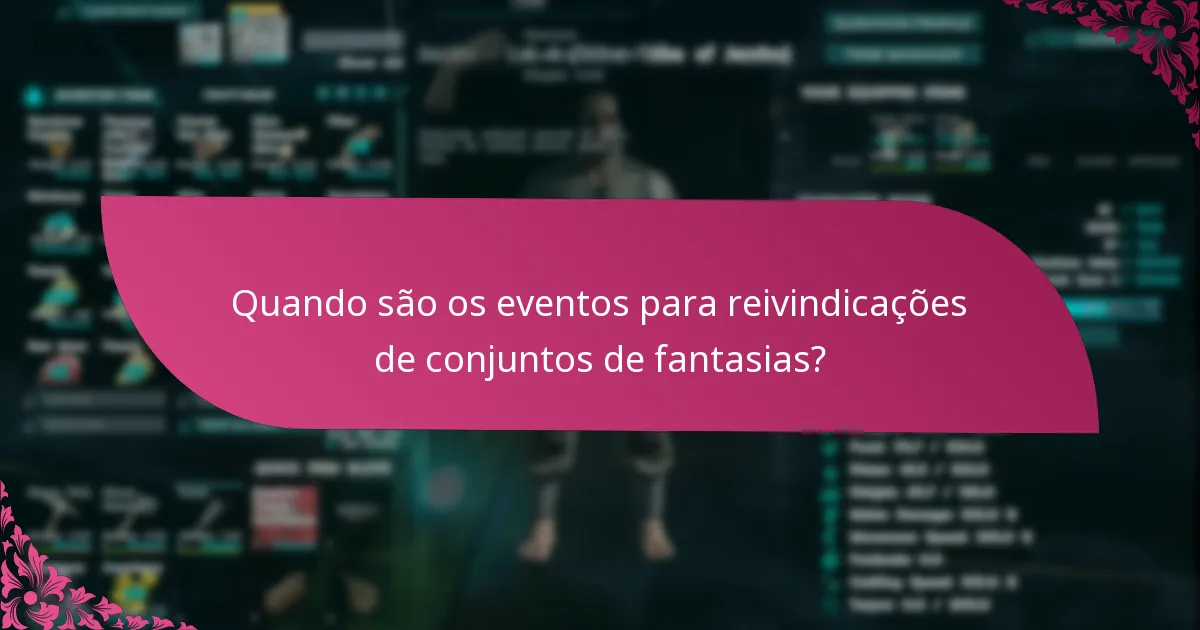 Quais plataformas oferecem conjuntos de fantasias?